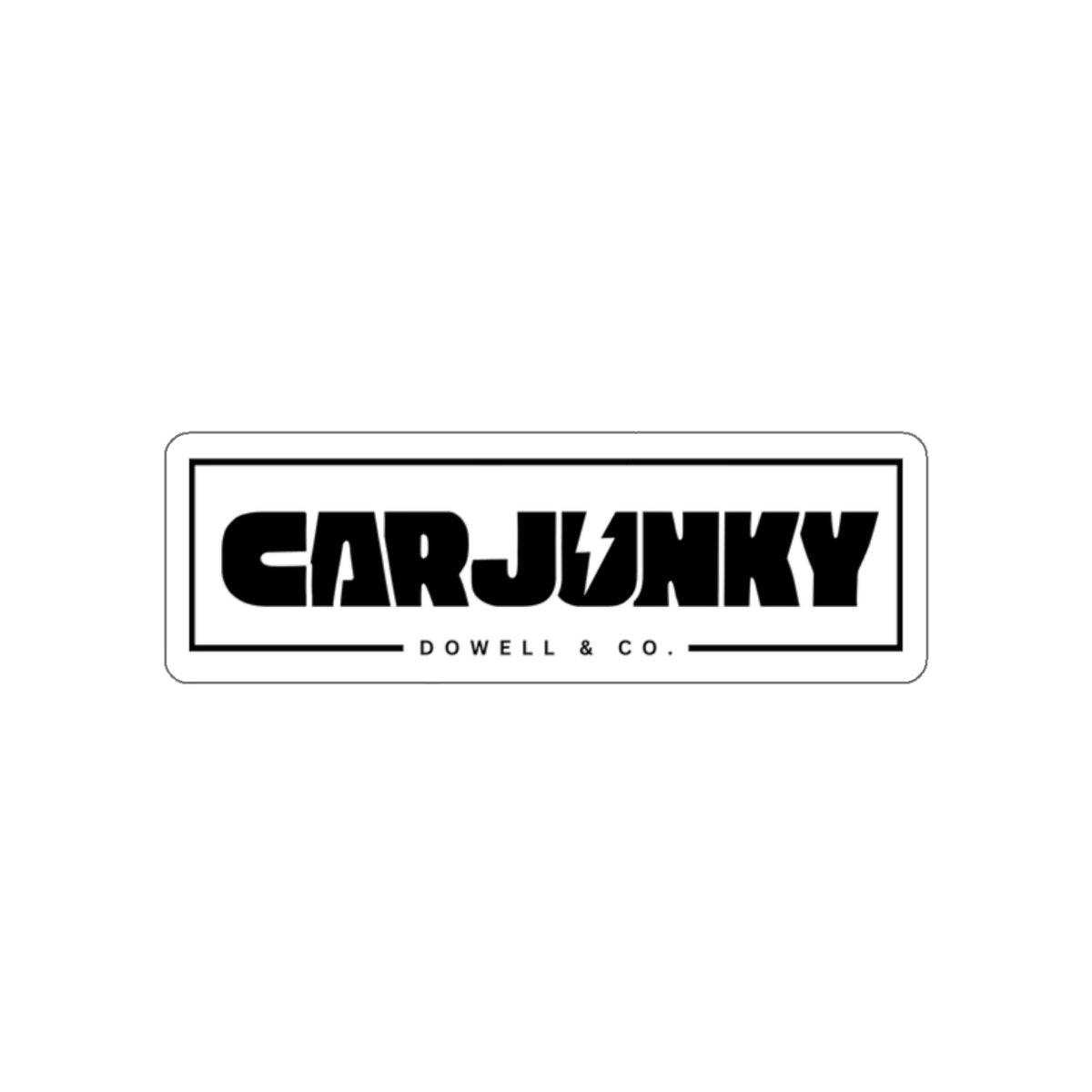 Modern Car Junky Sticker