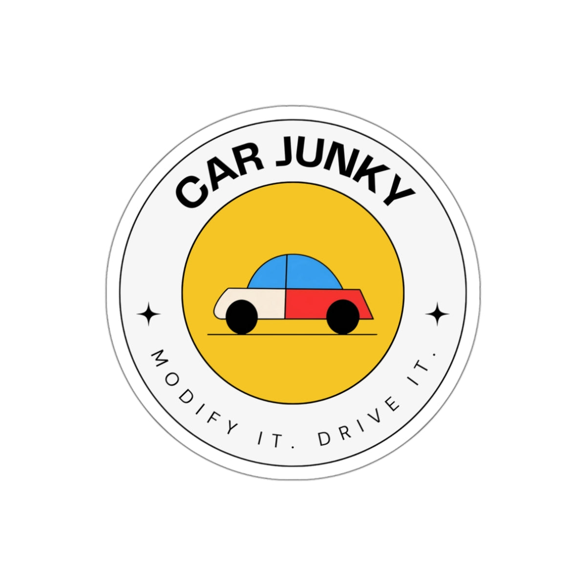 Donut Junky Sticker